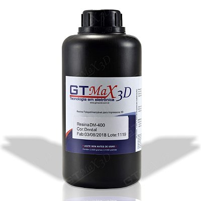 Resina Dental (Odontologia) GTMax3D - 1kg