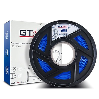 Filamento ABS Premium 1.75mm GTMax3D - Azul Claro