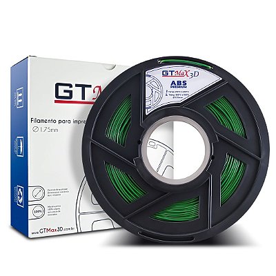 Filamento ABS Premium 1.75mm GTMax3D - Verde