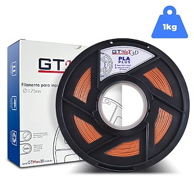 Filamento PLA 1.75mm GTMax3D - Bronze 1kg