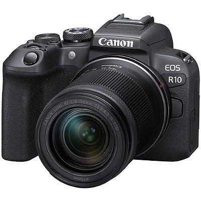 Câmera Canon EOS R10 Mirrorless Kit com Lente Canon RF-S 18-150mm f/3.5-6.3 IS STM