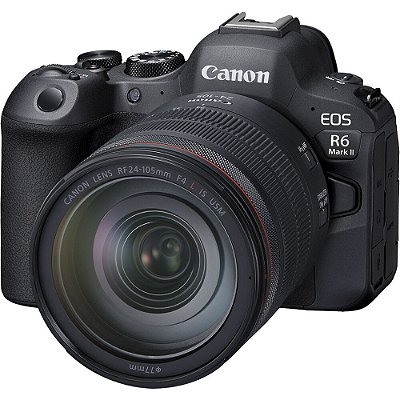 Câmera Canon EOS R6 Mark II Mirrorless Kit com Lente Canon RF 24-105mm f/4L IS USM