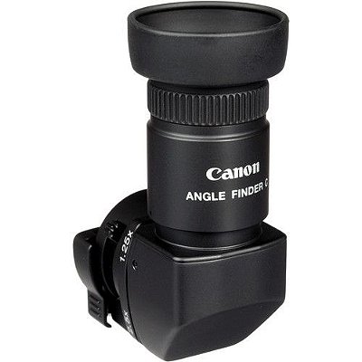 Visor de ângulo reto Canon Angle Finder C com ampliação da imagem de 1.25x a 2.5x