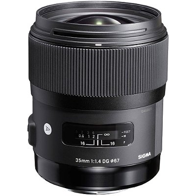 Lente Sigma 35mm f/1.4 DG HSM Art para Câmeras Nikon Full-Frame e DX