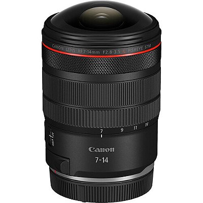 Lente Canon RF 7-14mm f/2.8-3.5 L Fisheye STM