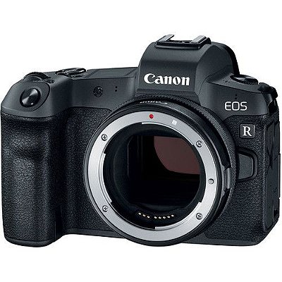 Câmera Canon EOS R Mirrorless Corpo com Adaptador Control Ring Mount EF-EOS R​