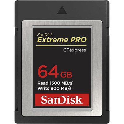 Cartão de Memória SanDisk 64GB Extreme PRO CFexpress Card Type B