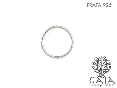 Argola Prata 925 Simples