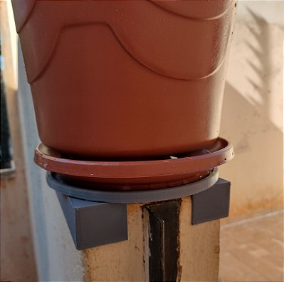 Porta vaso para muro