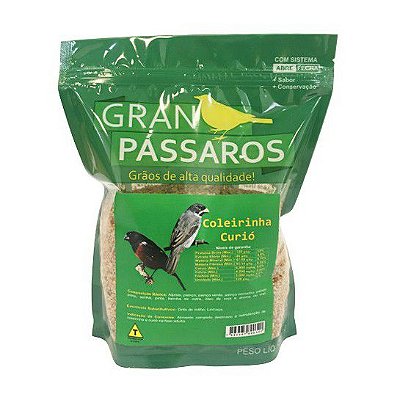 Gran Pássaros Coleirinha e Curió 500g