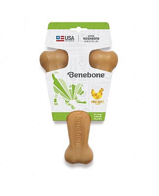 Brinquedo para Cães Benebone Wishbone Frango M