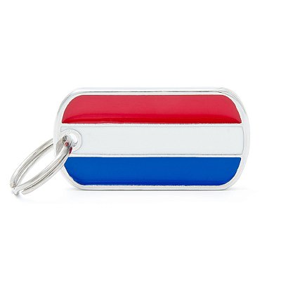 My Family Plaquinha de Identificação Bandeira Holanda
