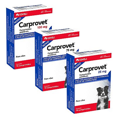 Anti-Inflamatório Carprovet - 14 Comprimidos