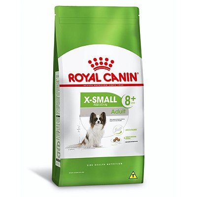 Ração Royal Canin X-Small Adulto 8+ para Cães Idosos de Porte Miniatura - Frango