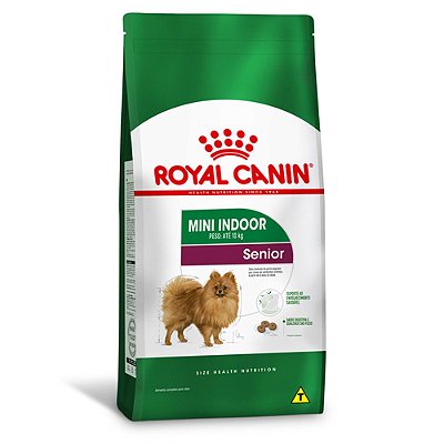 Ração Royal Canin Mini Indoor Senior para Cães Idosos de Raças Pequenas - Frango
