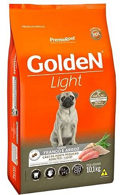 Ração para Cães Golden Light Adultos Mini Bits sabor Frango e Arroz 3kg