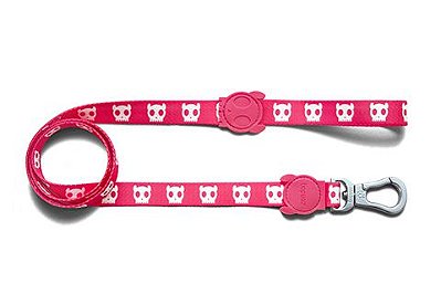 Zeedog Guia para Cachorros Pink Skull