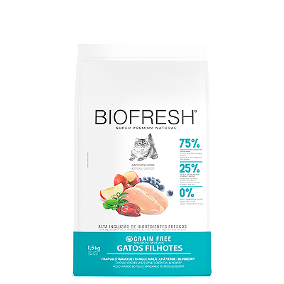 Ração para Gatos Biofresh Filhotes Frango