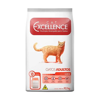 Ração para Gatos Cat Excellence Adulto Carne