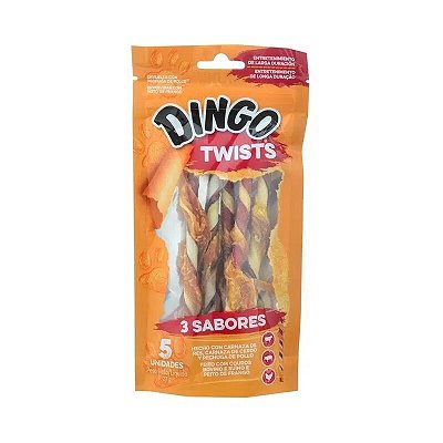Osso para Cães Dingo Tripo Flavor Twist 5 unidades