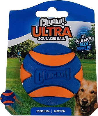Brinquedo para Cães Chuckit Ultra Squeaker Ball Medium