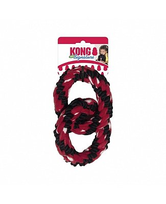 Brinquedo para Cães Kong Signature Rope Double Ring Tug (SKT11)