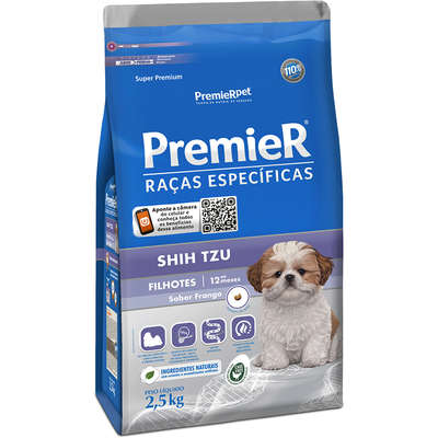 Ração para Cães Premier Raças Específicas Filhote Shih Tzu Sabor Frango