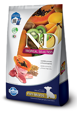 Ração para Cães N&D Tropical Cães Adultos Mini Cordeiro 2,5kg