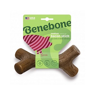 Brinquedo para Cães Benebone Stick Bacon