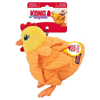 Brinquedo para Cães Kong Layerz Forage Hen Medium (RGF27)