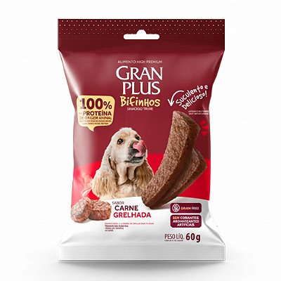 Bifinho para Cães Gran Plus Carne Grelhada 60g