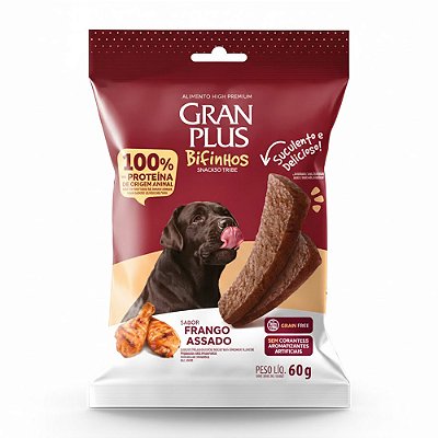 Bifinho para Cães Gran Plus Frango Assado 60g