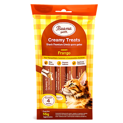 Petisco Úmido para Gatos Buona Petix Frango 56g
