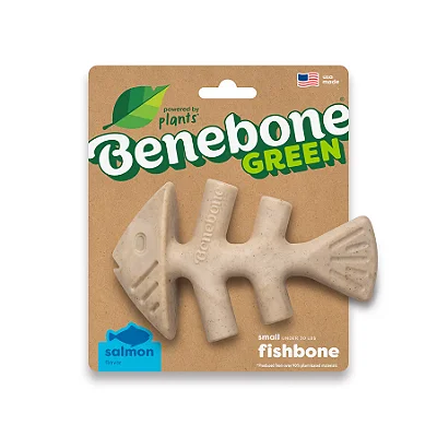 Brinquedo para Cães Benebone Green Fishbone Small