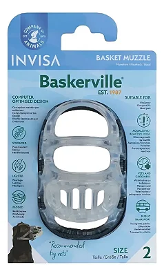 Focinheira para Cães Baskerville Invisa Tamanho 2 - P