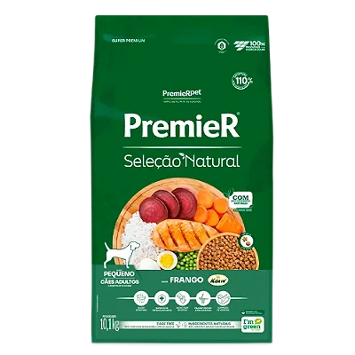 Ração para Cães Premier Seleção Natural Adulto Porte Pequeno Frango