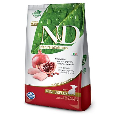 Ração para Cães N&D Prime Cães Filhotes Mini Frango