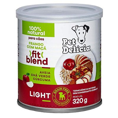 Ração Úmida para Cães Pet Delícia Light Frango com Maçã 320g