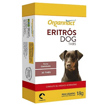 Suplemento para Cães Organnact Eritros Dogs Tabs 18g