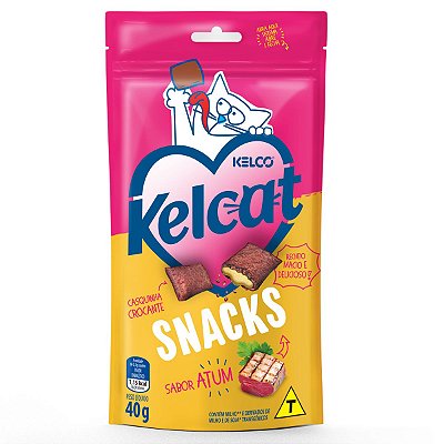 Kelcat Snacks para Gatos sabor Atum 40g