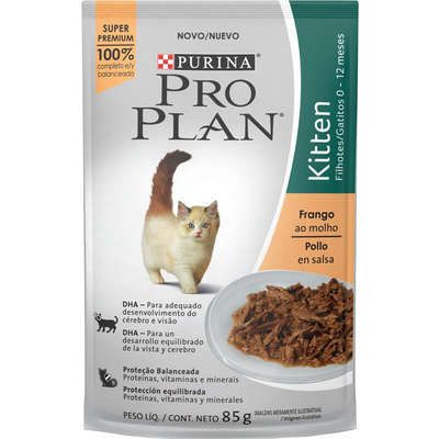 Ração Úmida para Gatos Pro Plan Sache Kitten 85g