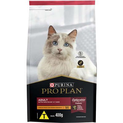 Ração para Gatos Pro Plan Adulto Frango 400g