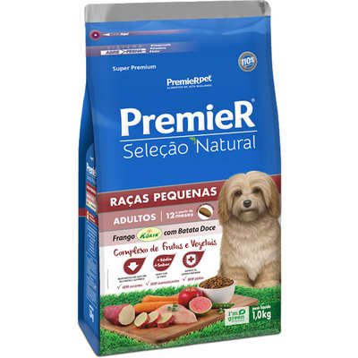 Ração para Cães Premier Seleção Natural Adulto Batata Doce Raças Pequenas 2,5kg