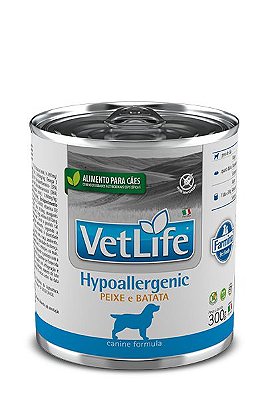 Ração Úmida para Cães Vet Life Hypoallergenic Lata 300g