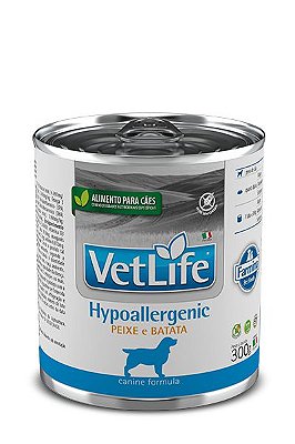 Ração Úmida para Cães Vet Life Cães Lata Hypoallergenic 300g