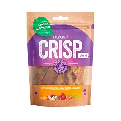 Natural Crisp Blend para Cães sabor Chips de Angus, Batata Doce, Cenoura e Alecrim 20g