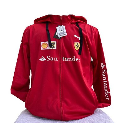 Moletom Casaco Scuderia Ferrari com Touca