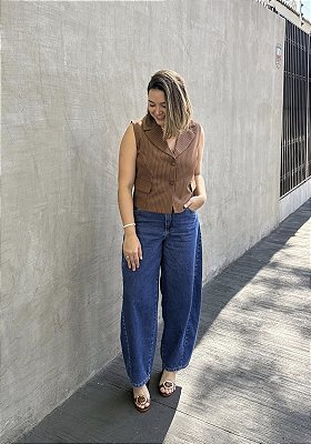 Calça Jeans Barrel