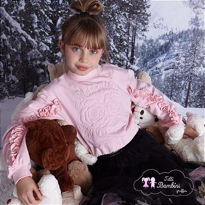 Moletom Inverno Little Fashion Petit Cherie Monnalisa - 006