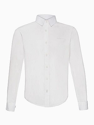 Camisa Basica Logo Branco Calvin Klein - 9010900